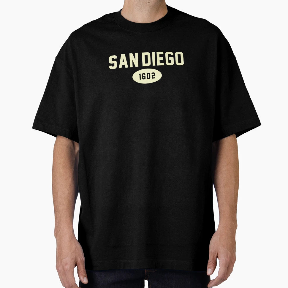 San Diego 1602 Cream T-Shirt - Graphic Print for Adults - T-Shirt, Sweatshirt, Hoodie