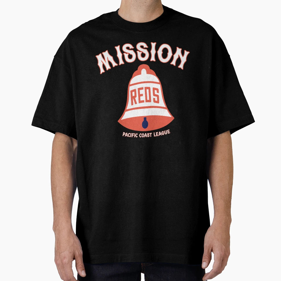 Mission Reds Baseball T-Shirt - Fun Novelty Design Men Women - T-Shirt, Sweatshirt, Hoodie
