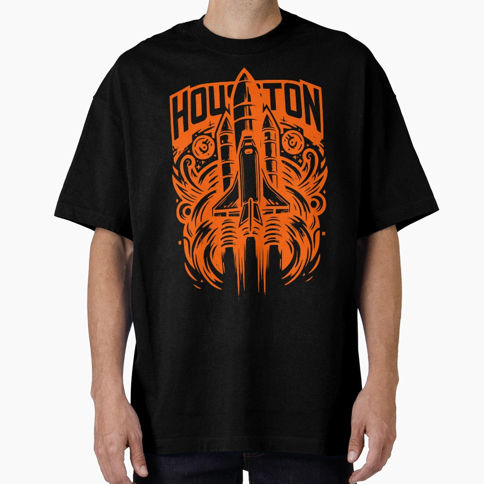 Houston Rocket T-Shirt - Novelty Apparel Men Women - T-Shirt, Sweatshirt, Hoodie