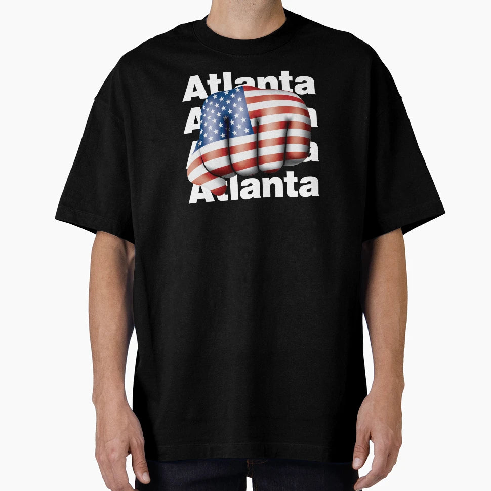 Atlanta American Strong City Home United T-Shirt - Custom Art Print Unisex - T-Shirt, Sweatshirt, Hoodie