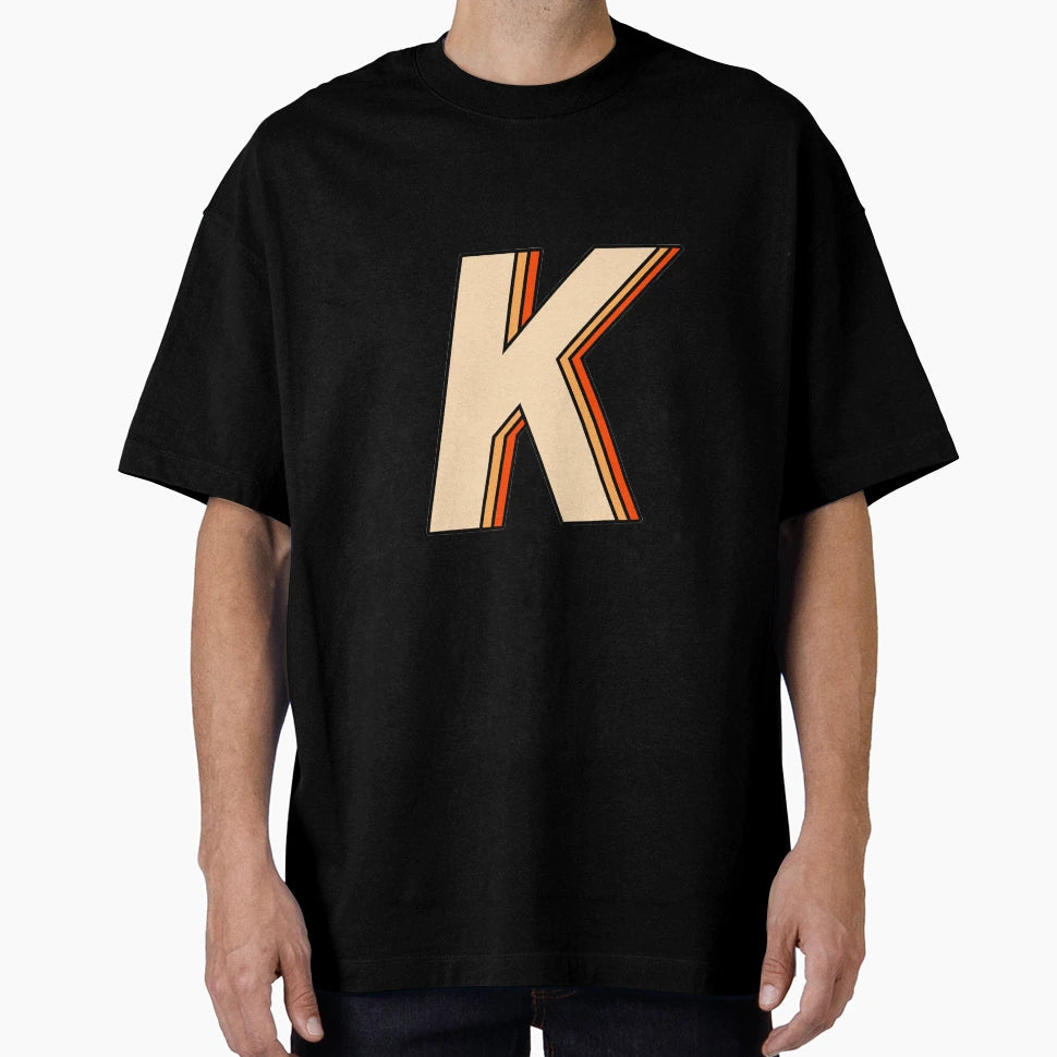 Orange K T-Shirt - Minimalist Print Men Women - T-Shirt, Sweatshirt, Hoodie
