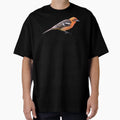 Flame Colored Tanager Black Alternate T-Shirt - Streetwear Style Men Women - T-Shirt, Sweatshirt, Hoodie