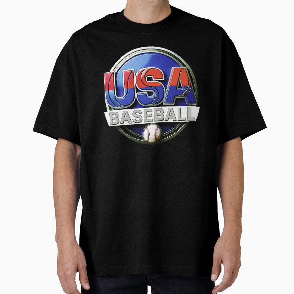 Team Usa Baseball Usa Team Sports T-Shirt - Aesthetic Graphic for Adults - T-Shirt, Sweatshirt, Hoodie