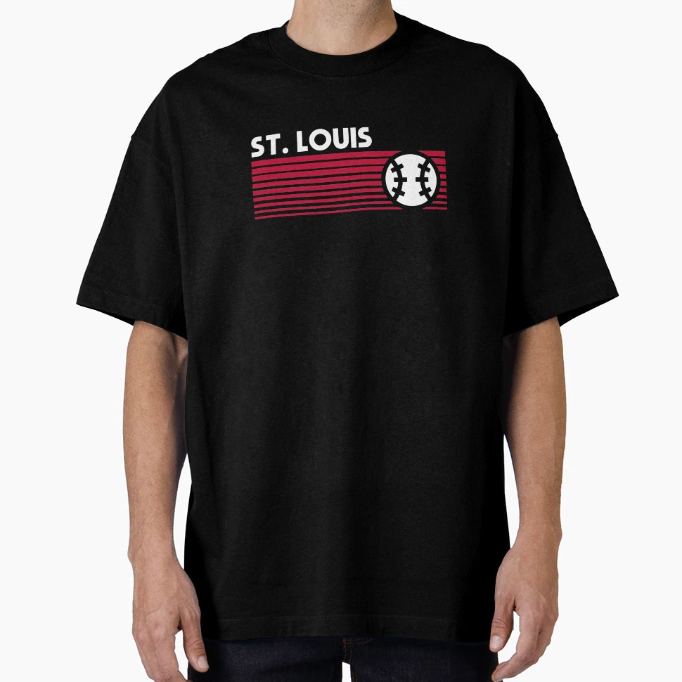 St Louis Baseball Game Day T-Shirt - Graphic Print for Adults - T-Shirt, Sweatshirt, Hoodie