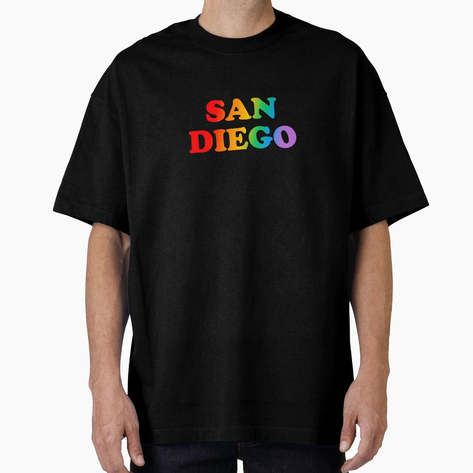 San Diego Rainbow Pride T-Shirt - Trendy Graphic Men Women - T-Shirt, Sweatshirt, Hoodie