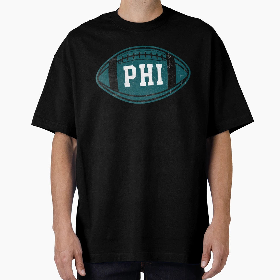 Philadelphia Throwback Football T-Shirt - Novelty Apparel for Adults - T-Shirt, Sweatshirt, Hoodie