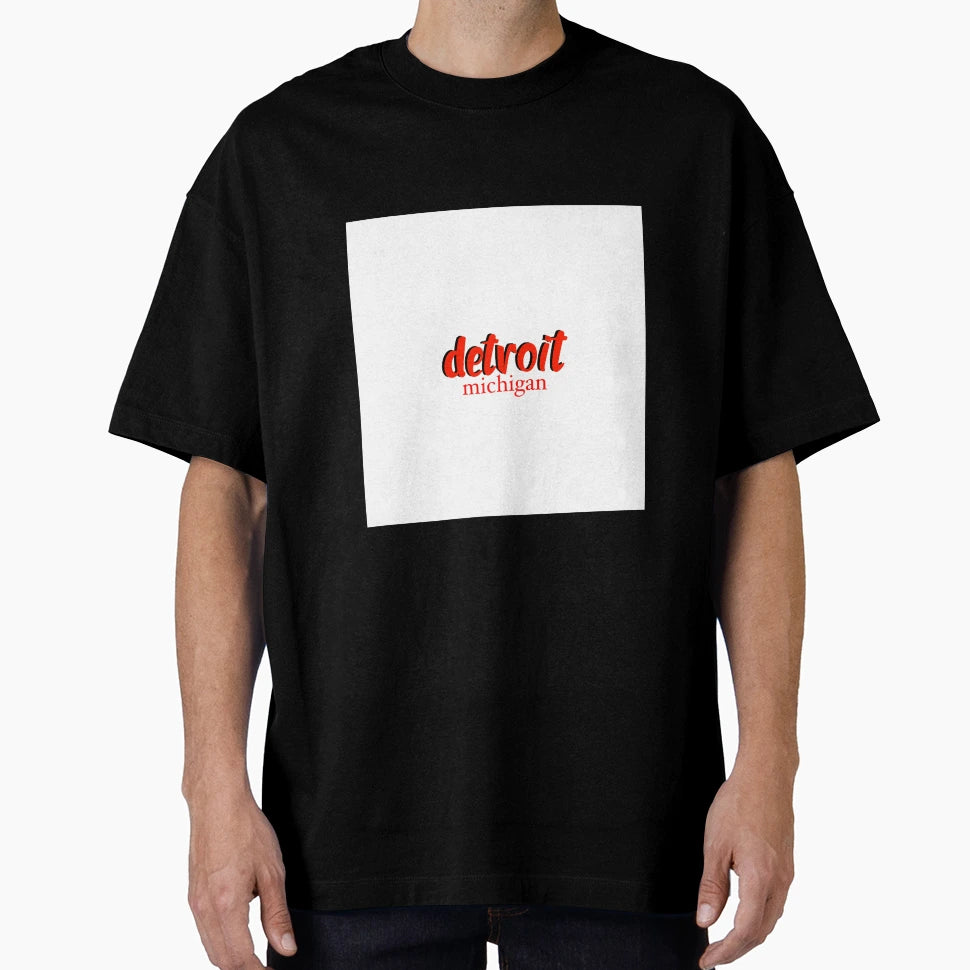 Detroit Michigan T-Shirt - Fun Novelty Design for Adults - T-Shirt, Sweatshirt, Hoodie