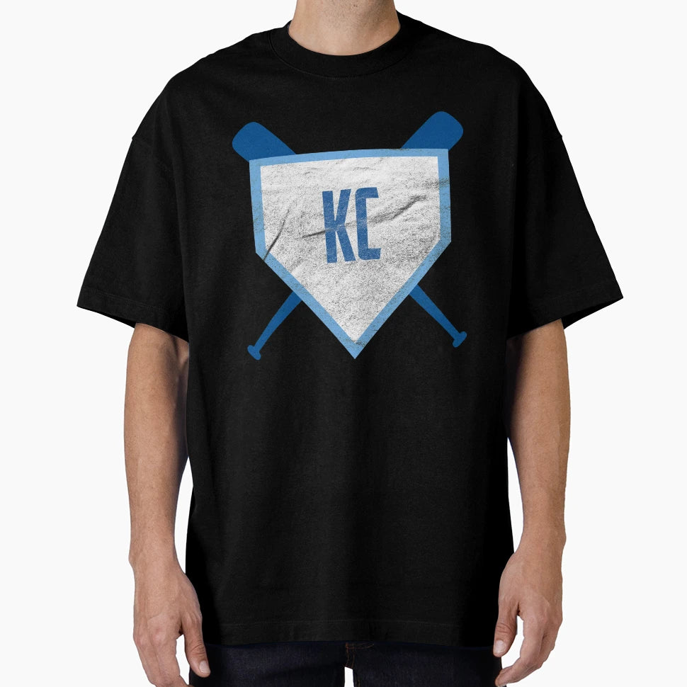 Kansas City Abbreviation Baseball T-Shirt - Minimalist Print Men Women - T-Shirt, Sweatshirt, Hoodie