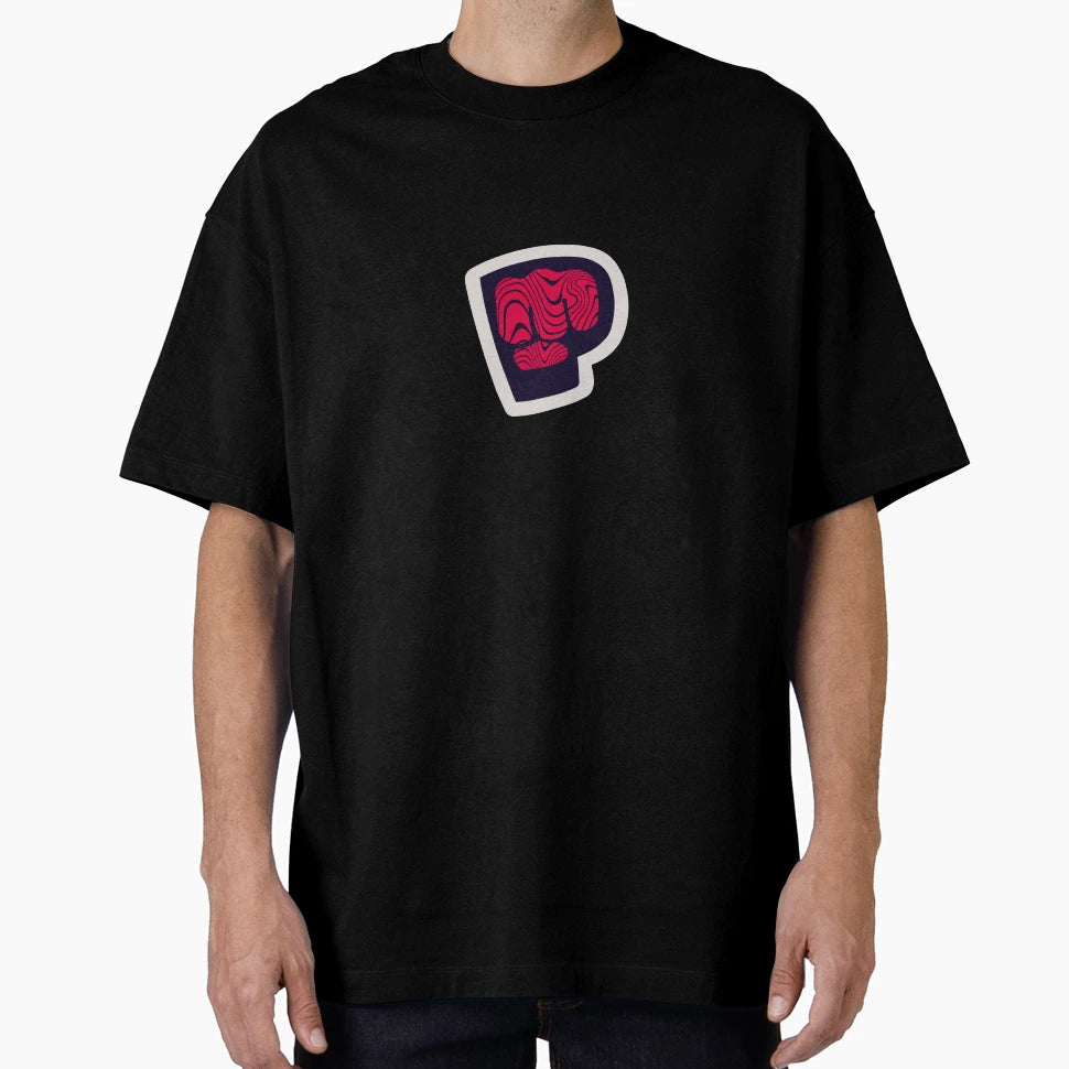 Pew Die Pie Red Pattern Small Logo T-Shirt - Graphic Print Men Women - T-Shirt, Sweatshirt, Hoodie
