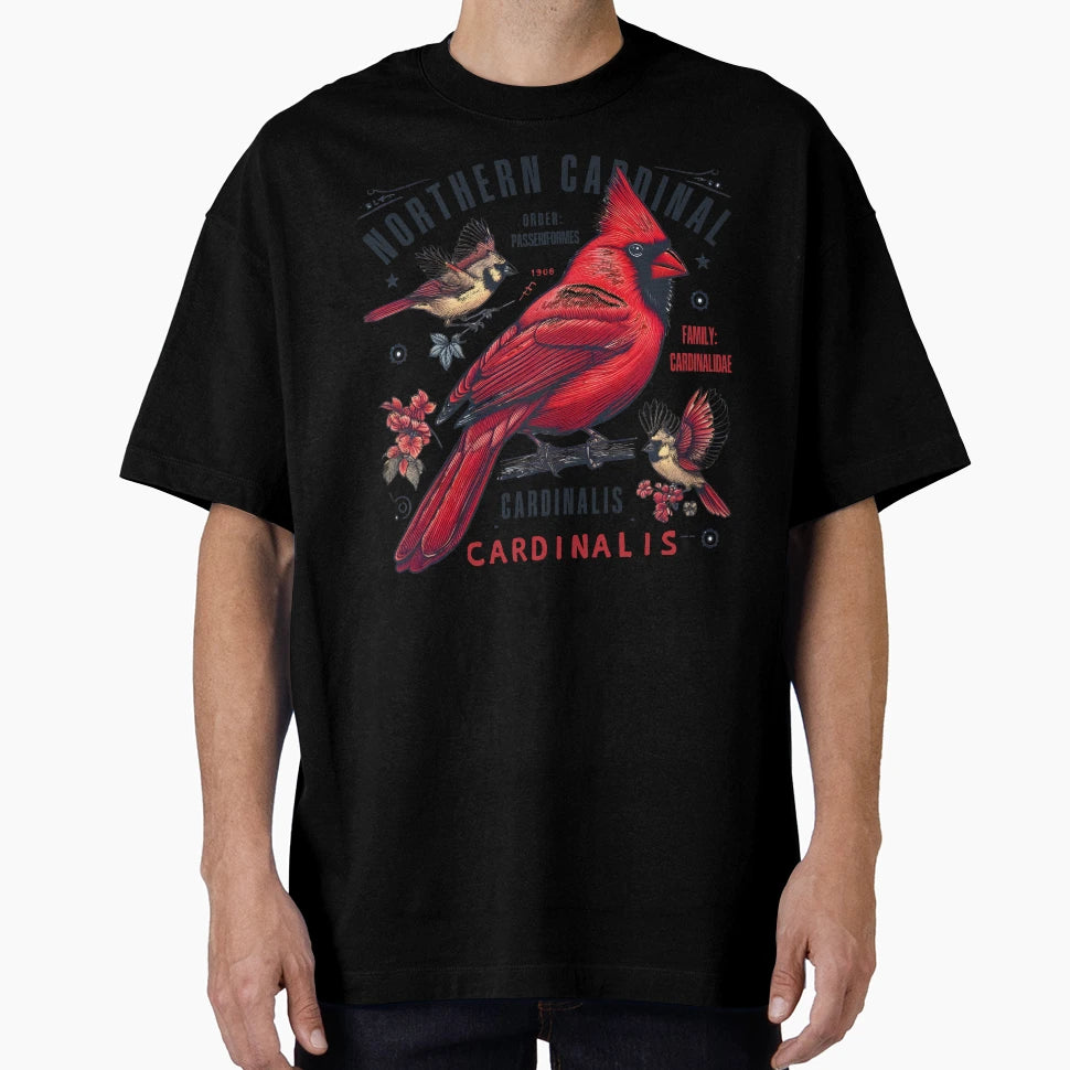 Northern Cardinal 4 T-Shirt - Trendy Graphic Unisex - T-Shirt, Sweatshirt, Hoodie