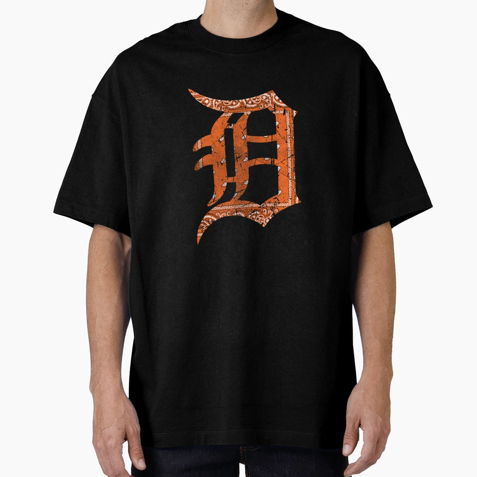 Vibes Orange Bandana Capital D T-Shirt - Trendy Graphic Unisex - T-Shirt, Sweatshirt, Hoodie