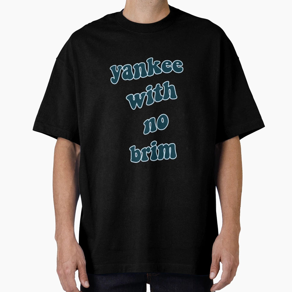 Yankee No Brim T-Shirt - Custom Art Print Unisex - T-Shirt, Sweatshirt, Hoodie