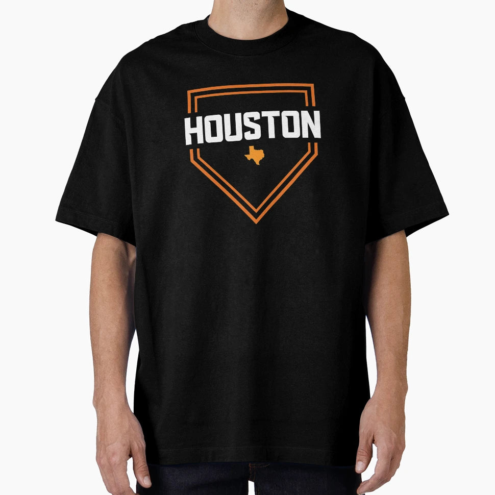 Houston Baseball Texas Home State T-Shirt - Custom Art Print Men Women - T-Shirt, Sweatshirt, Hoodie