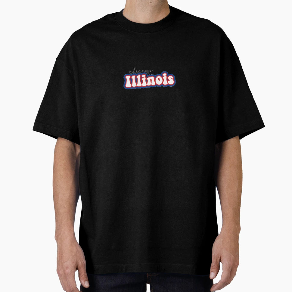 Chicago Illinois T-Shirt - Aesthetic Graphic Unisex - T-Shirt, Sweatshirt, Hoodie