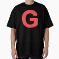 Letter G Red T-Shirt - Fun Novelty Design for Adults - T-Shirt, Sweatshirt, Hoodie