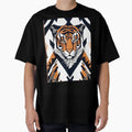 Animal Pattern Tiger T-Shirt - Minimalist Print for Adults - T-Shirt, Sweatshirt, Hoodie