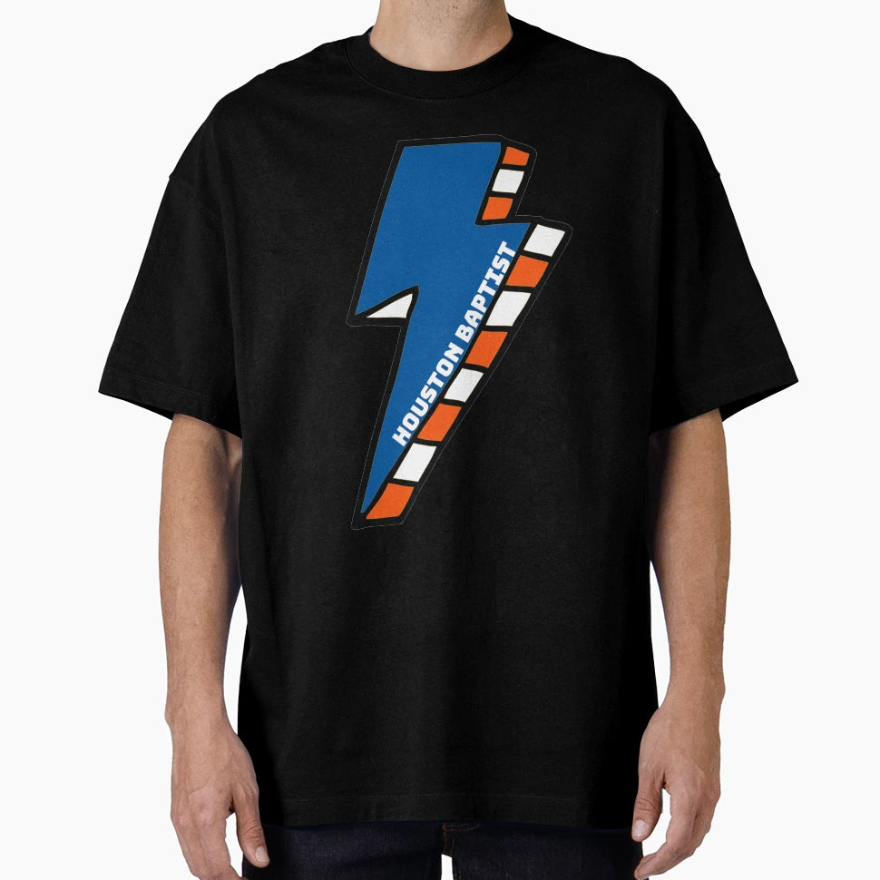 Houston Baptist University Lightning T-Shirt - Casual Everyday Wear Unisex - T-Shirt, Sweatshirt, Hoodie