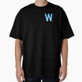 Letter W Monogram Blue And White Gingham T-Shirt - Unique Graphic Men Women - T-Shirt, Sweatshirt, Hoodie