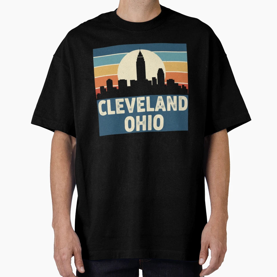 Cleveland Ohio T-Shirt - Minimalist Print for Adults - T-Shirt, Sweatshirt, Hoodie