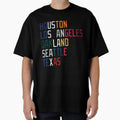 Al West Team Colors And Locations T-Shirt - Unique Graphic Men Women - T-Shirt, Sweatshirt, Hoodie