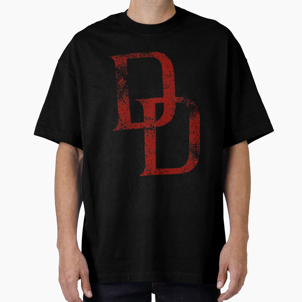 Daredevil Logo Distressed T-Shirt - Fun Novelty Design for Adults - T-Shirt, Sweatshirt, Hoodie