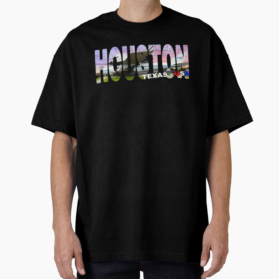 Houston Texas Usa Independence Shuttle T-Shirt - Unique Graphic for Adults - T-Shirt, Sweatshirt, Hoodie
