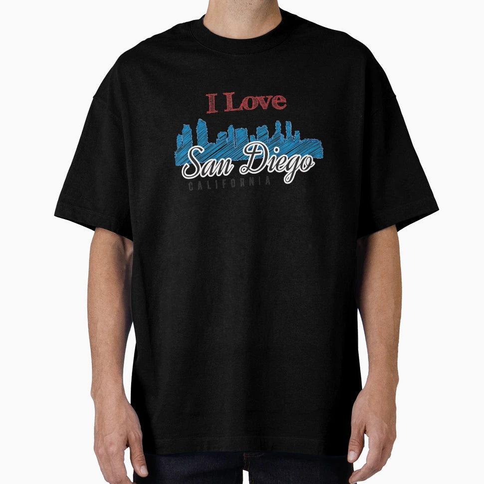 I Love San Diego California T-Shirt - Novelty Apparel Men Women - T-Shirt, Sweatshirt, Hoodie
