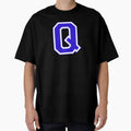 Varsity Letter Q T-Shirt - Casual Everyday Wear Unisex - T-Shirt, Sweatshirt, Hoodie