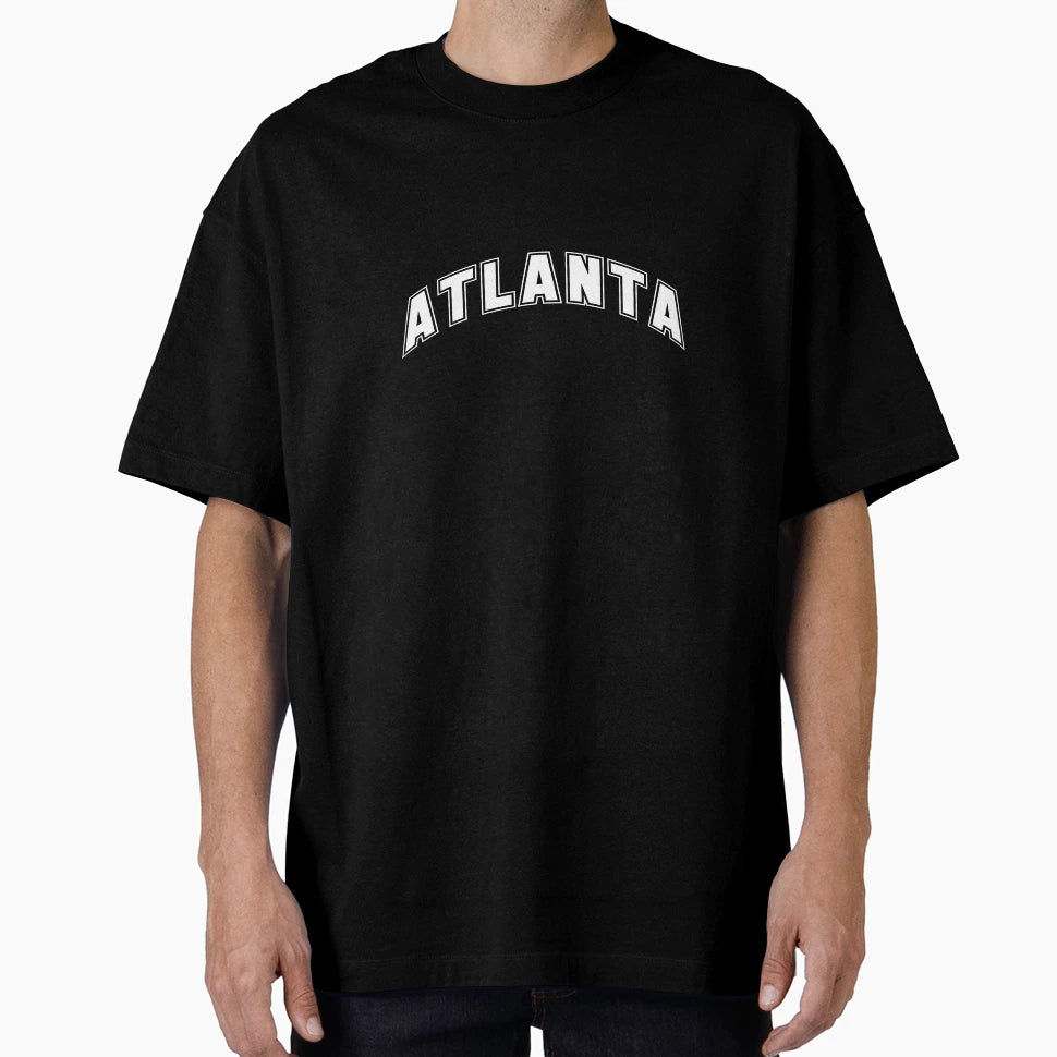 Atlanta White T-Shirt - Aesthetic Graphic for Adults - T-Shirt, Sweatshirt, Hoodie