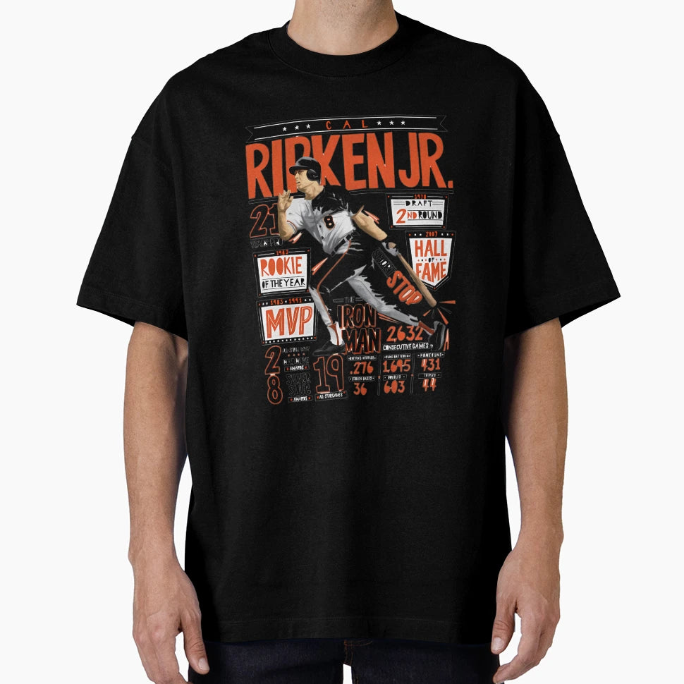 Cal Ripken Jr Baltimore Position T-Shirt - Minimalist Print Unisex - T-Shirt, Sweatshirt, Hoodie