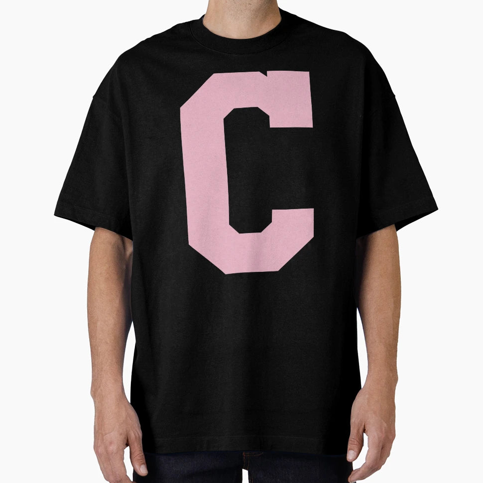 Alphabet Rose C Sports Letter C T-Shirt - Aesthetic Graphic Unisex - T-Shirt, Sweatshirt, Hoodie