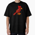 Cartoon Cardinal Bird Art T-Shirt - Custom Art Print for Adults - T-Shirt, Sweatshirt, Hoodie