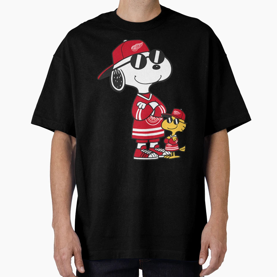 Snoopy Detroit Red Wings T-Shirt - Graphic Print for Adults - T-Shirt, Sweatshirt, Hoodie