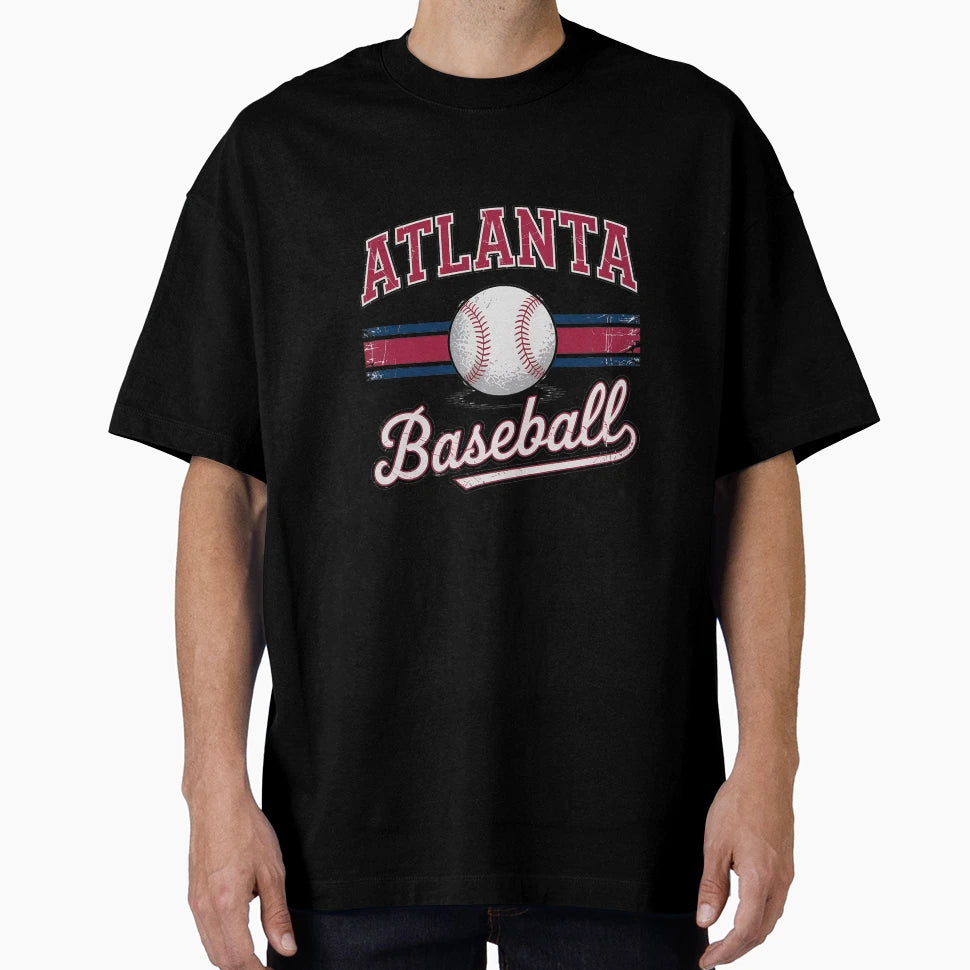 Game Day Atlanta Baseball T-Shirt - Novelty Apparel for Adults - T-Shirt, Sweatshirt, Hoodie