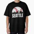 Seattle Skyline Baseball Cityscap T-Shirt - Trendy Graphic for Adults - T-Shirt, Sweatshirt, Hoodie