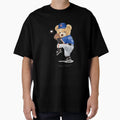 Baseball Teddy Play Hard T-Shirt - Trendy Graphic Men Women - T-Shirt, Sweatshirt, Hoodie