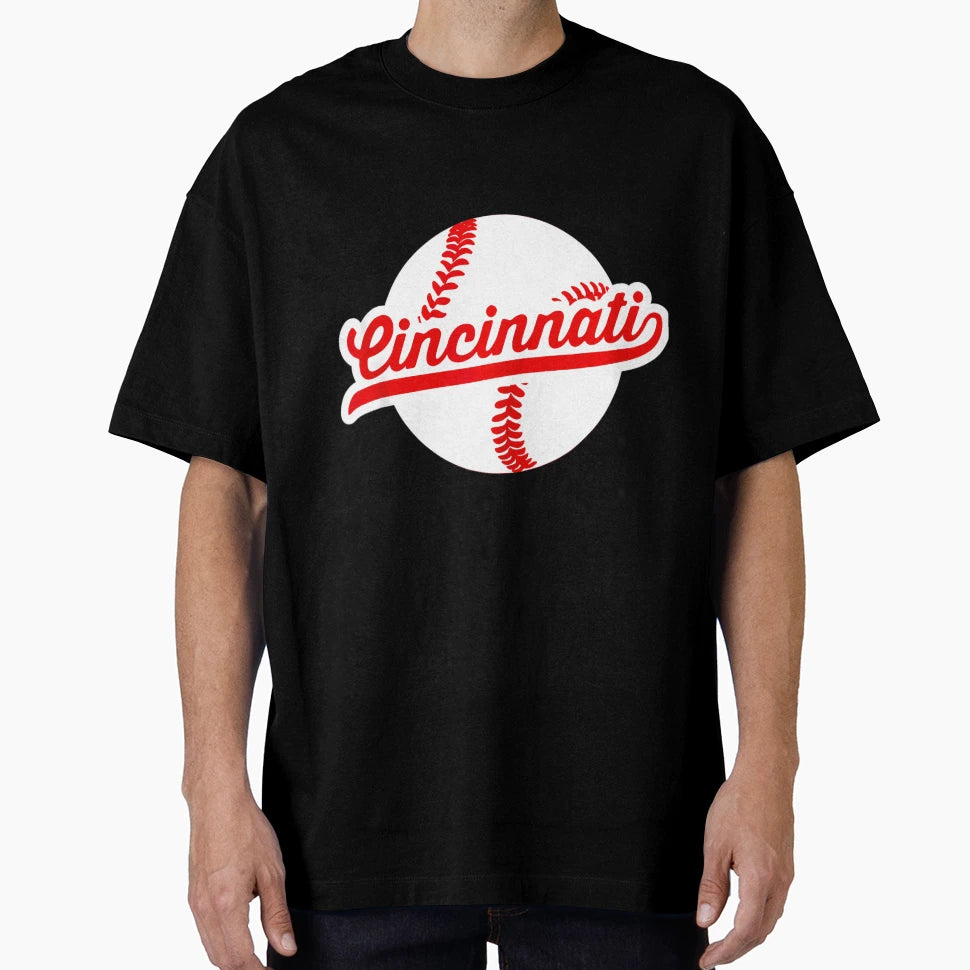 Cincinnati Baseball Baseball Fans T-Shirt - Unique Graphic Men Women - T-Shirt, Sweatshirt, Hoodie