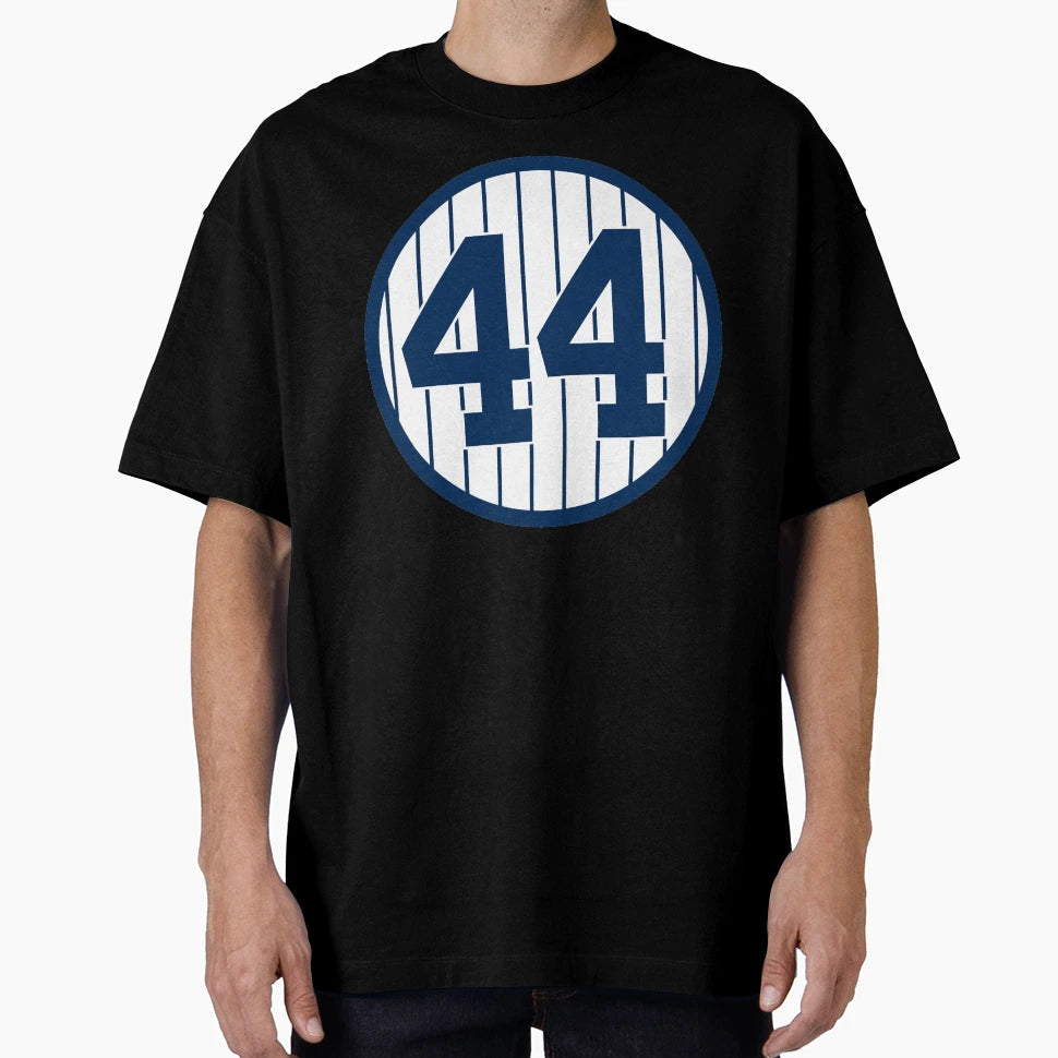 Reggie Jackson 44 Jersey Number T-Shirt - Custom Art Print Men Women - T-Shirt, Sweatshirt, Hoodie