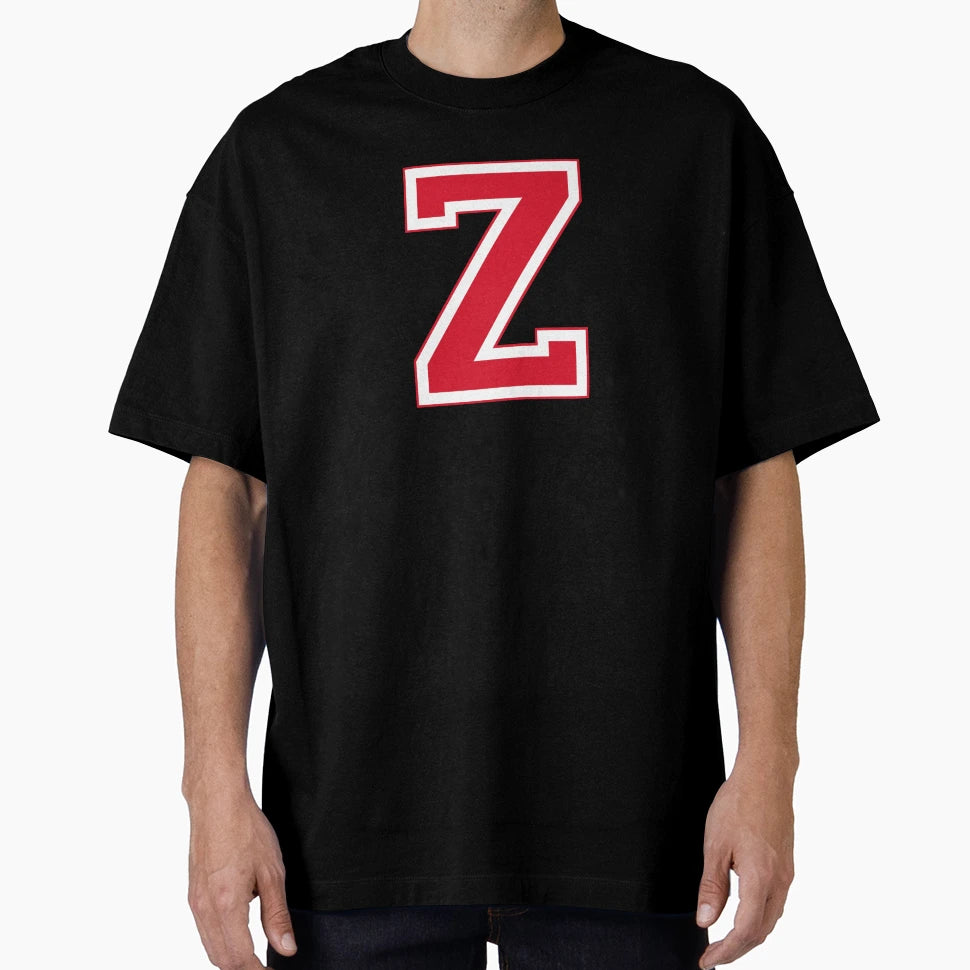 Red Varsity Letter Z T-Shirt - Novelty Apparel Men Women - T-Shirt, Sweatshirt, Hoodie