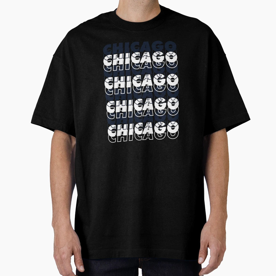 Chicago Bears Colors T-Shirt - Minimalist Print Men Women - T-Shirt, Sweatshirt, Hoodie