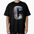 Chicago Cityscape Collage Bold T-Shirt - Novelty Apparel for Adults - T-Shirt, Sweatshirt, Hoodie
