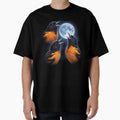Oriole Howling Moon Art Bird Lover Birding T-Shirt - Trendy Graphic Unisex - T-Shirt, Sweatshirt, Hoodie