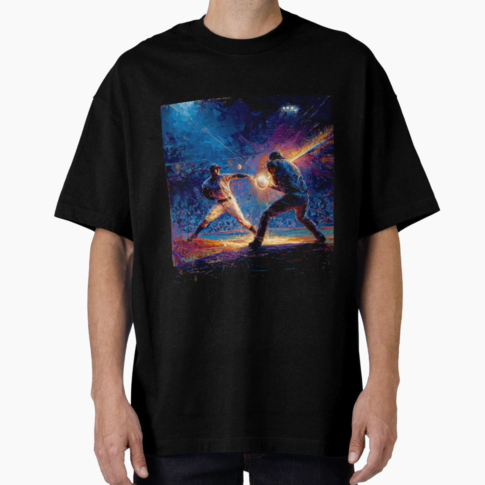 Home Run Baseball Art Collection True T-Shirt - Custom Art Print Men Women - T-Shirt, Sweatshirt, Hoodie