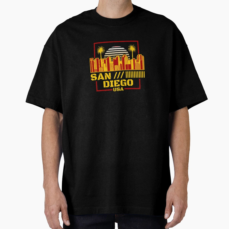 San Diego California United States T-Shirt - Fun Novelty Design for Adults - T-Shirt, Sweatshirt, Hoodie