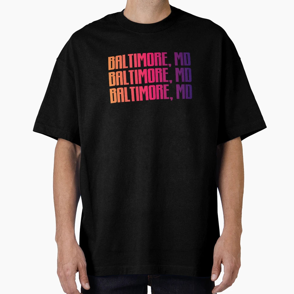 Baltimore Maryland T-Shirt - Graphic Print for Adults - T-Shirt, Sweatshirt, Hoodie