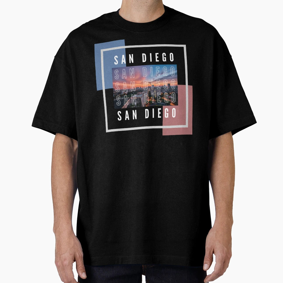 San Diego Sunset T-Shirt - Graphic Print for Adults - T-Shirt, Sweatshirt, Hoodie