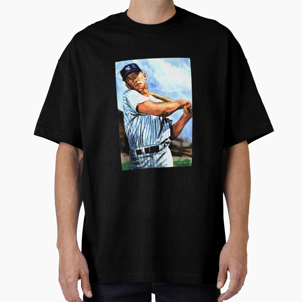 Mickey Mantle Baseball T-Shirt - Aesthetic Graphic Unisex - T-Shirt, Sweatshirt, Hoodie