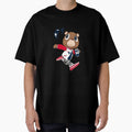 Patriots Football Feat Kanye West Bear T-Shirt - Graphic Print for Adults - T-Shirt, Sweatshirt, Hoodie
