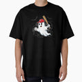 Boo Ghost Playing Baseball Funny T-Shirt - Aesthetic Graphic Unisex - T-Shirt, Sweatshirt, Hoodie