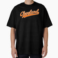 Cleveland Script And T-Shirt - Fun Novelty Design Men Women - T-Shirt, Sweatshirt, Hoodie